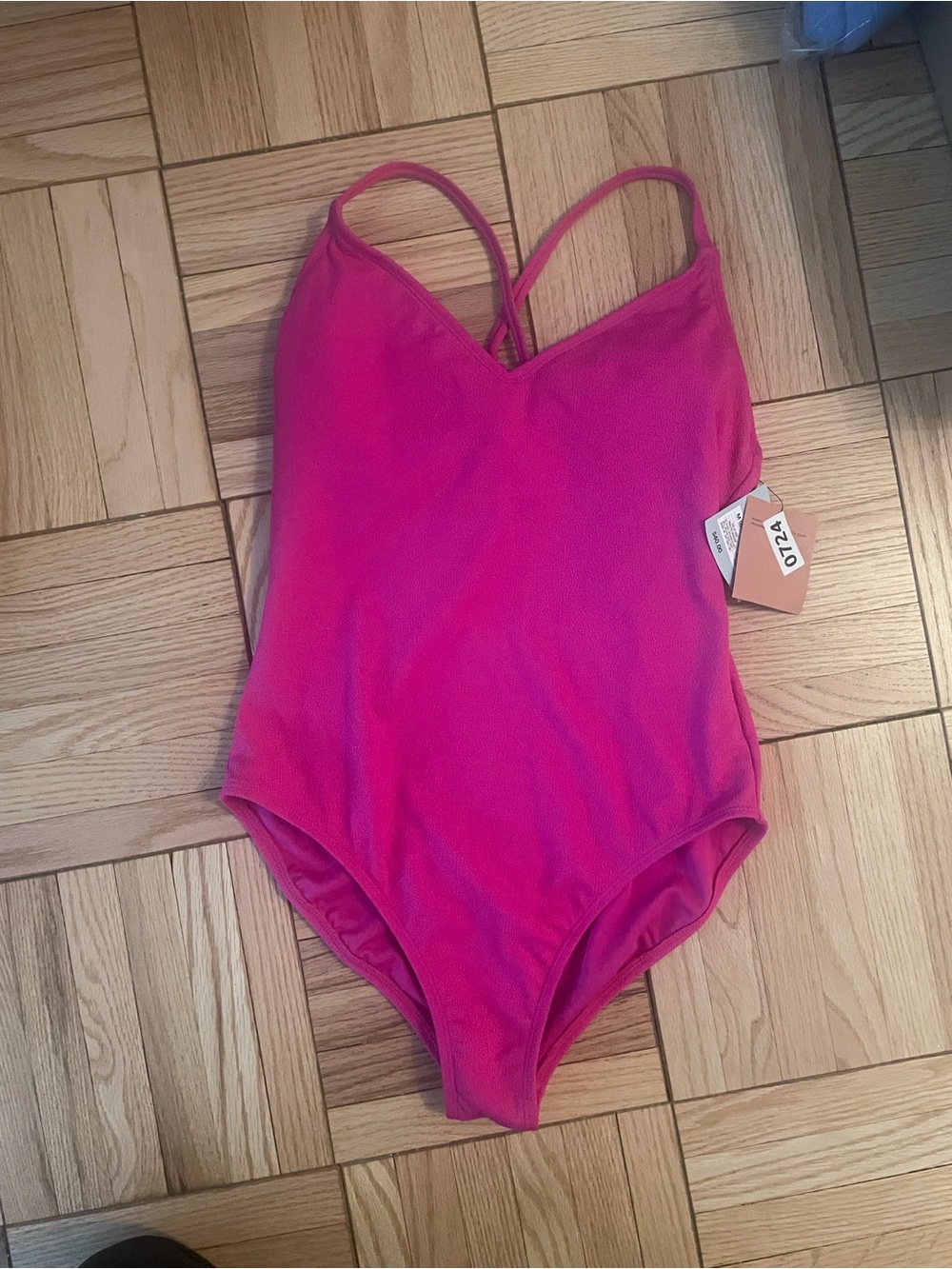 Shade & Shore Vibrant Fuchsia One-Piece Swimsuit